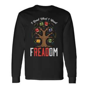 Camiseta de manga larga Freadom Tree Reading Librarian Book - Product Image 1