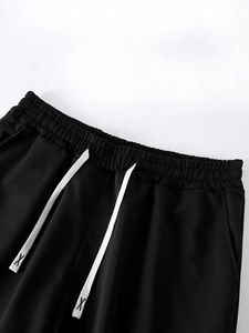 Pantalon chino en coton pour hommes personnalisé en gros shorts de rue coupe régulière confortables poches courtes shorts de gymnastique polyester - Product Image 6