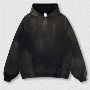 Sudadera con Capucha de Moda Invernal para Hombre, 100% Algodón, Lavado Desteñido, Estilo Urbano, con Bordado y Detalles Decorativos de Pedrería - Product Image 6