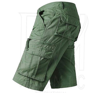 กางเกงขาสั้นคาร์โก้ผู้ชายแฟชั่นฤดูร้อน ผ้าฝ้ายออร์แกนิค ระบายอากาศดี มีหลายกระเป๋า ขนาดสั่งตัดได้ - Product Image 5