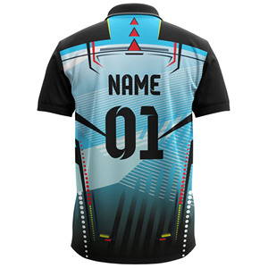 Maillots de cricket personnalisables pour hommes – Respirants, durables, séchage rapide, légers, imprimés numériquement, manches courtes, sportifs - Product Image 2
