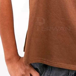 2025 nuevo diseño de gran tamaño para mujer, camisetas de gran tamaño con cuello redondo, camisetas de gran tamaño para mujer - Product Image 6