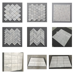 Centurymosaic bán buôn statuary Gạch <span class=keywords><strong>Mosaic</strong></span> đá cẩm thạch trắng đá tự nhiên Oriental gạch đá cẩm thạch trắng cho tường nội thất - Product Image 1