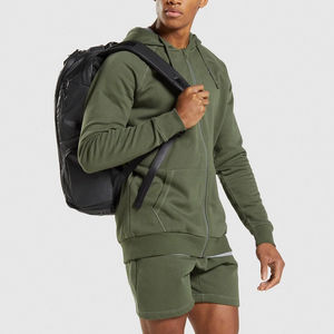 500gsm Cotton Custom Drop Shoulder Hoodies Boxy Fit Zip-up Oversize Sun Faded Heavyweight Hoodie Sweatshirt <b>For</b> <b>Men</b> - Product Image 1