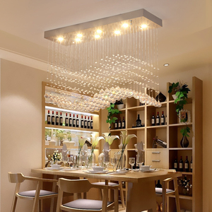 Hot bán K9 pha lê Đèn chùm <span class=keywords><strong>LED</strong></span> treo đèn phòng khách phòng ăn thanh cao cấp ánh sáng mặt dây chuyền - Product Image 3