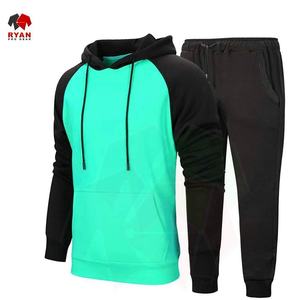 Ensemble de survêtement décontracté pour hommes, personnalisation de la marque OEM ODM, tissu confortable, ensemble de vêtements de sport deux pièces - Product Image 1