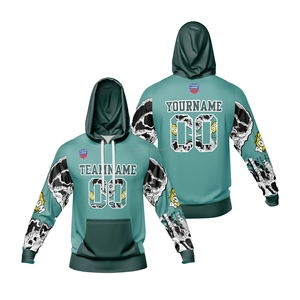 Sudadera con Capucha Personalizada con Estampado Puff para Hombre, Ropa Urbana, Felpa Gruesa de Algodón, Sudadera Holgada de Alta Calidad, Sudadera con Capucha Lisa OEM - Product Image 1