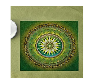 Sous-verre en lin de haute qualité forme carrée facile à nettoyer tapis et tampons classiques taille personnalisée prix bon marché avec vente - Product Image 5