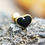 Pendiente Elegante de Cartílago con Corazón Negro, Joyería de Moda para Piercing - Product Image 2