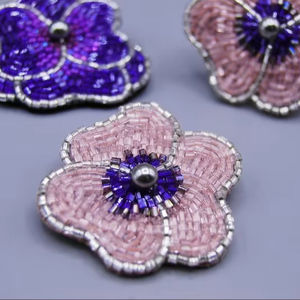 Best Quality New Design Bullion Wire Brooches Beautiful <b>Beaded</b> Brooches for Weddings <b>Direct</b> Wholesale by glowin fashion - Product Image 1