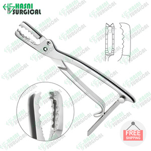 FABUF Lambotte สแตนเลสสตีลเครื่องมือผ่าตัดตรงปรับได้ด้วยมือคีมยึดกระดูกได้รับการรับรองมาตรฐาน ISO - Product Image 2