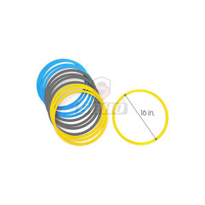 Ensemble d'entraînement de vitesse et d'agilité par étapes Anneau d'agilité Stockage et portabilité faciles Multi Feature Sports Speed Training Agility Ring - Product Image 1