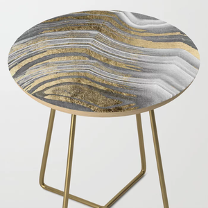 SCI อุปกรณ์ตกแต่งโต๊ะข้างลิ้นชัก,โต๊ะกาแฟทรงกลมสีขาวแบบโบราณสำหรับตกแต่งบ้าน - Product Image 1