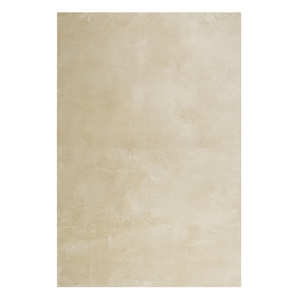 Alfombra de Felpa Color Crema Beige, Lavable, 25 mm de Grosor, Acolchada, Hipoalergénica, Estilo Nórdico Minimalista, Base de Poliéster y Algodón Antideslizante - Product Image 1