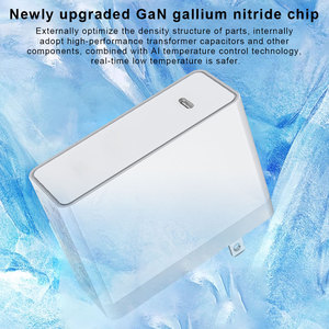 Cargador Rápido HNT 100W GaN PD Tipo <span class=keywords><strong>C</strong></span>, Adaptador de Corriente de un Solo Puerto con Cable Trenzado de 2M para MacBook, Laptop, Notebook - Product Image 6