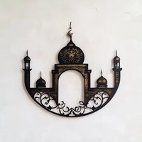 Ramadan Décor Tenture Murale Élégant Art Mural Islamique Pour Le Mois Saint Ramadan Kareem Tendance Article Taille Personnalisée Au Prix De Gros