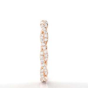Anillo de Diamante VVS Personalizado, Anillo de Compromiso y Boda Solitario de Oro Sólido de 18k, 14k, 10k con Diamante Moissanite VVS para Unisex - Product Image 4