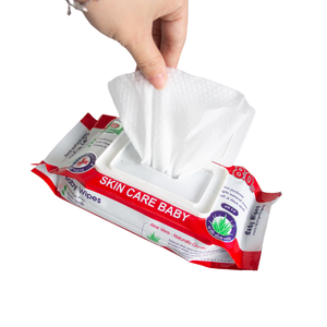 Best Quality Non-irritating <b>Wet</b> <b>Wipes</b> Scented 140mmx170mm Or Customize From 99% Aqua Fragrance Free Household Use - Product Image 3