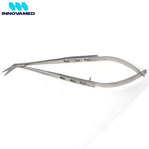 Ciseaux à ressort micro Spring Stitch 5.5 à pointe incurvée, en acier inoxydable, pour broderie, couture et soin des ongles INNOVAMED - Product Image 2