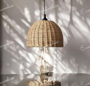 Nouvelle lampe suspendue en osier de bambou pour l'éclairage intérieur lustre de ferme de Style postmoderne créatif pour salon chambre salle à manger - Product Image 4