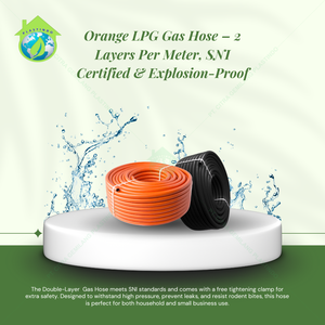 Best Durable <b>Custom</b> Range LPG Gas Hose 2 Layers 50m SNI Certified Explosion Resistant Leak Proof Safe Anti Rat Bite Portable - Product Image 4
