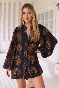 เดรสแม็กซี่ผ้าลินินสำหรับผู้หญิงไซส์ใหญ่พิเศษผ้าคอตตอนลินินปักลายดิจิตอลซักได้สำหรับฤดูร้อนที่แปลกใหม่ - Product Image 2