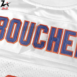 เสื้อเจอร์ซีย์ทีมฟุตบอลอเมริกันคอวีตาข่ายออกแบบได้ตามต้องการสำหรับแฟนๆระบายอากาศได้ดีมีสไตล์ - Product Image 6