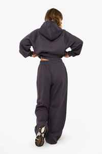 Conjunto de 2 Piezas de Chándal Informal para Mujer, Personalizable, Duradero, 100% Algodón, Felpa de Alta Calidad, Talla Grande, Color Sólido - Product Image 5