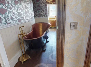 ทองแดงบริสุทธิ์เคลือบผงสีดำพร้อมฝาปิดสำหรับตกแต่งบ้านอ่างอาบน้ำดีไซน์ทันสมัย - Product Image 2