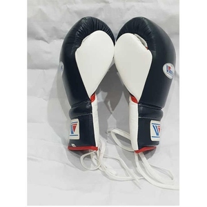 Gants de boxe professionnels en cuir de vache véritable, lacets, respirants, imperméables, gants de sparring de kickboxing, SI-BG-0182 - Product Image 3