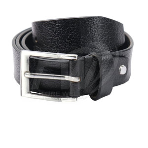 Cinturones de hombre hechos a medida de alta calidad Cuero genuino de piel de vaca con acero para hebilla Venta directa de la fábrica de moda de Pakistán - Product Image 1