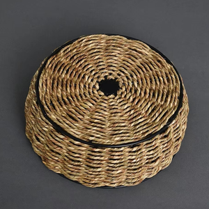 Bol à fruits en jonc de mer fait à la main vaisselle naturelle décor de présentation de repas produits vietnamiens en gros écologiques - Product Image 3