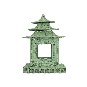 Venta al por mayor de farolillos de boda de pagoda de ratán natural, mesa decorativa, adornos navideños, mimbre de Vietnam - Product Image 4