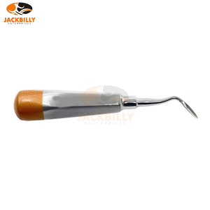 Ensemble allemand de qualité supérieure 3 ascenseurs de pointe de racine dentaire en acier inoxydable de haute qualité NO 78 79 80 Source de machines d'instruments médicaux - Product Image 3