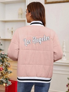 Wholesale Custom College <b>Varsity</b> <b>Jackets</b> High Quality Breathable Bomber Letterman <b>Jackets</b> OEM <b>Plain</b> Dyed <b>Jacket</b> - Product Image 2