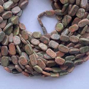 Cuentas de Piedra Unakita Natural Verde Rosa de 6mm 8mm 10mm, Lisas, Ovaladas, para Creación de Joyas, Certificadas por IGI, Fabricante - Product Image 2