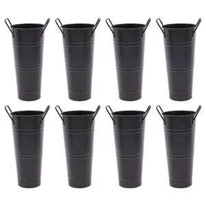 Macetas Minimalistas para Decoración del Hogar, Duraderas, de Metal con Recubrimiento en Polvo, Esenciales para Jardinería, para Uso en Interiores y Exteriores - Product Image 3