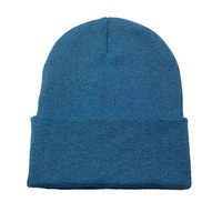 Nuevo Gorro de Punto Acrílico para Clima Frío, con Borde Enrollado, Estilo Informal, de Color Sólido, Multicolor, Unisex, para Adultos, para Viajes