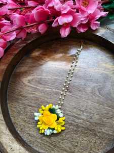 เครื่องประดับศีรษะแบบต่างๆ สำหรับงานแต่งงาน ทำมือ ประดับดอกไม้ ฮัลดี เมเฮนดี ของชำร่วยเจ้าสาวและเพื่อนเจ้าสาว - Product Image 3