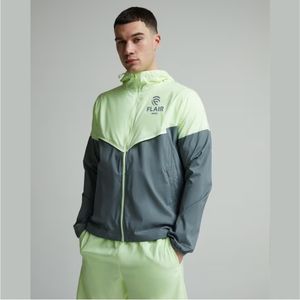 Chaqueta Cortavientos Impermeable y Transpirable con Capucha Plegable para Hombre, con Cremallera, para Correr y Lluvia - Product Image 1