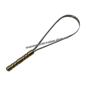 High Quality Wholesale Stainless Steel & Brass <b>Tongue</b> Scrubber for Bad Breath Oral Hygiene Teeth Care <b>Tongue</b> <b>Cleaner</b> - Product Image 2