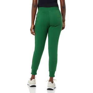 Pantalon de survêtement en molleton French Terry pour femme, taille mi-haute, devant plat, coupe droite, antistatique, streetwear, 100% coton, doublure, jogging chaud - Product Image 5