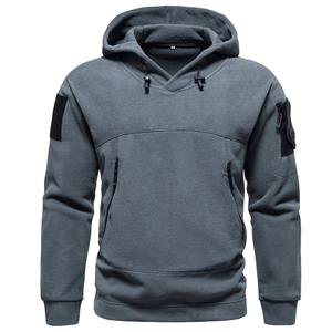Sudaderas con Capucha de Forro Polar para Hombre, Otoño-Primavera, Estilo Táctico, Térmicas, con Múltiples Bolsillos, Ropa Masculina - Product Image 6