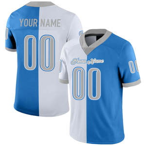 Camiseta de fútbol americano de poliéster 100% personalizable, uniforme de fútbol de entrenamiento transpirable para hombres jóvenes, nuevo diseño - Product Image 6