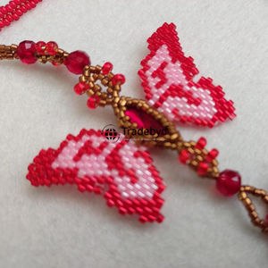 Tradebyd Luxury Embroidery <b>Necklace</b> Handmade <b>Boho</b> Jewelry for Gifting Ethnic Party Wear <b>Necklace</b> - Product Image 5