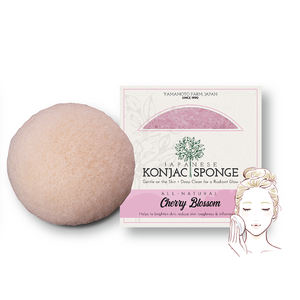 Éponges de bain japonaises, outils de soins de la peau, éponge de nettoyage du visage, konjac biologique - Product Image 1