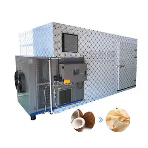 Pequeña Máquina secadora de coco Copra Máquina secadora de calefacción de gas eléctrica para frutas y verduras