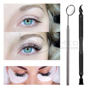 เครื่องมือยกขนตาโลหะอุปกรณ์แต่งหน้าสำหรับต่อขนตาอุปกรณ์แปรงแต่งหน้า - Product Image 5