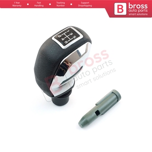 BSP983 ual Gear 5 Speed Shift Stick Knob <b>Styling</b> <b>Head</b> Chrome 96738471VV For - Product Image 2