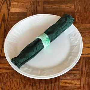 Anillos de Servilleta Decorativos Hechos a Mano de Resina, Juego de Lujo, Artesanales, Duraderos y Ecológicos para Bodas y Fiestas, para Mesas Modernas - Product Image 1